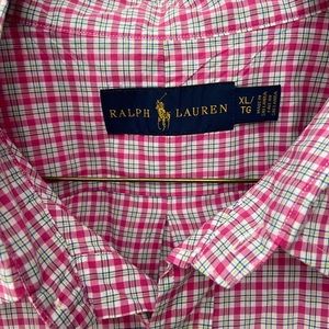 Ralph Lauren striped button down shirt xl